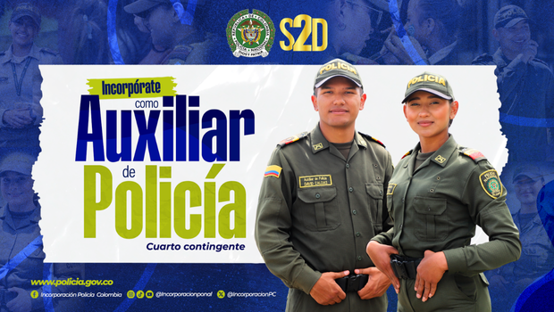 Incorp&oacute;rese como Auxiliar de Polic&iacute;a