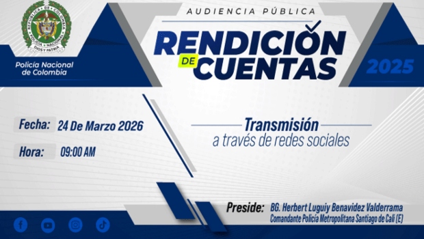invitacion rendicion de cuentas polic&iacute;a cali 