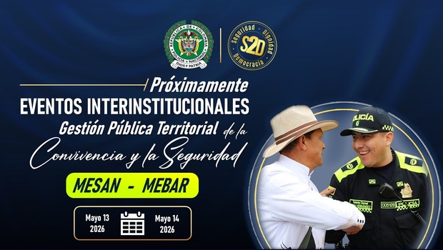 Im&aacute;gen que anuncia fechas de realizaci&oacute;n de conversatorio "Gesti&oacute;n P&uacute;blica Territorial" en la MESAN y MEBAR.