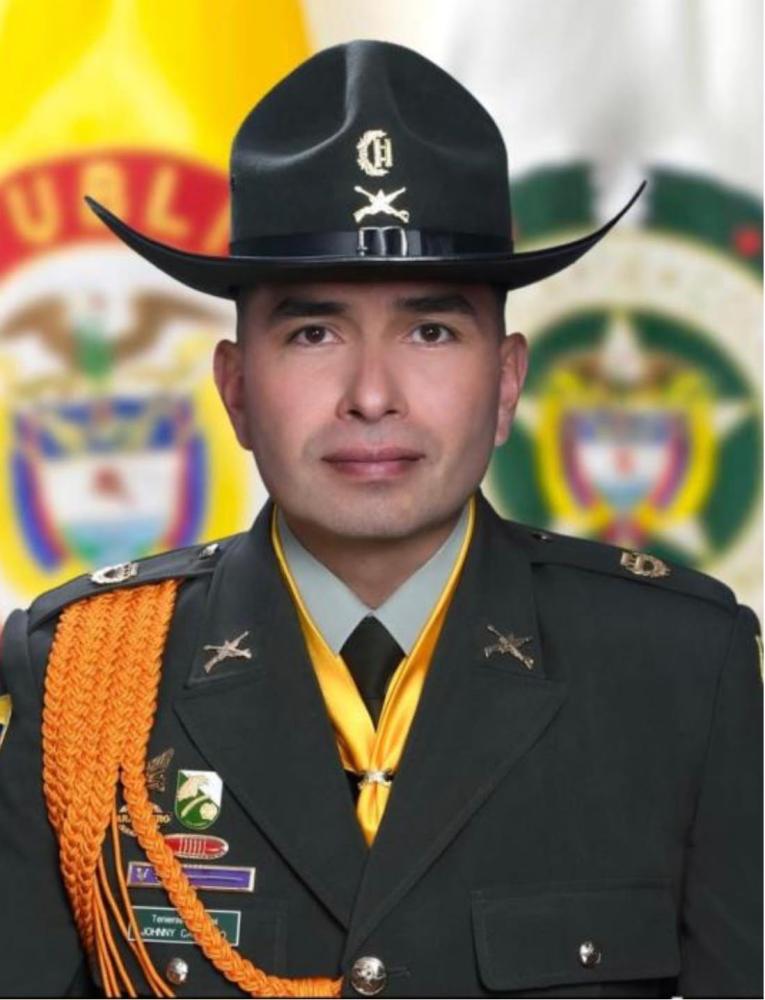 Teniente coronel Johnny Harley Castillo Español