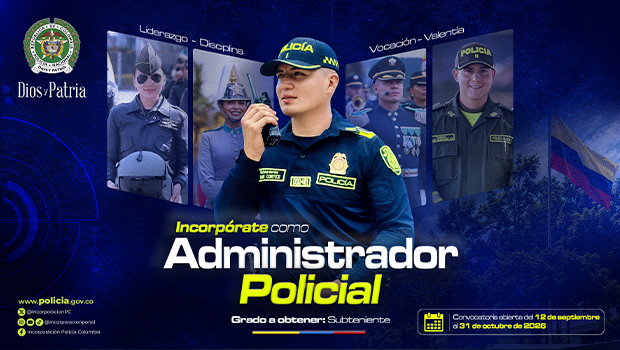 incorpórate como administrador policial 