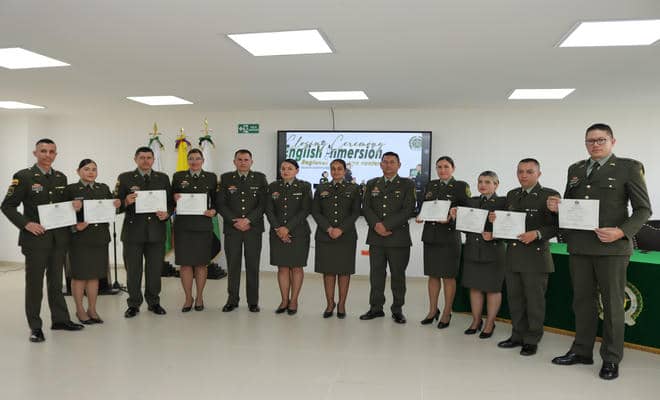 Policías del Eje Cafetero dominan el inglés