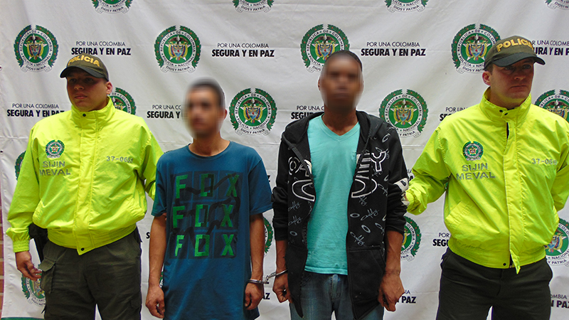 Capturados dos de sus integrantes conocidos como “negro memo o bolas” y “tico”