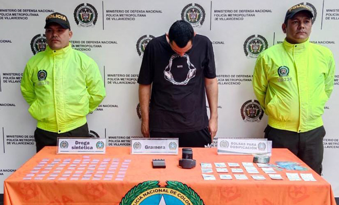 Capturado con 81.000 dosis de sustancias estupefacientes