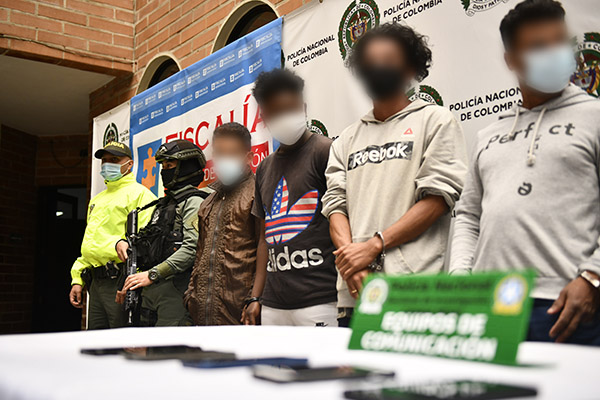 Judicializados 11 integrantes de grupo criminal del centro oriente de Medellín