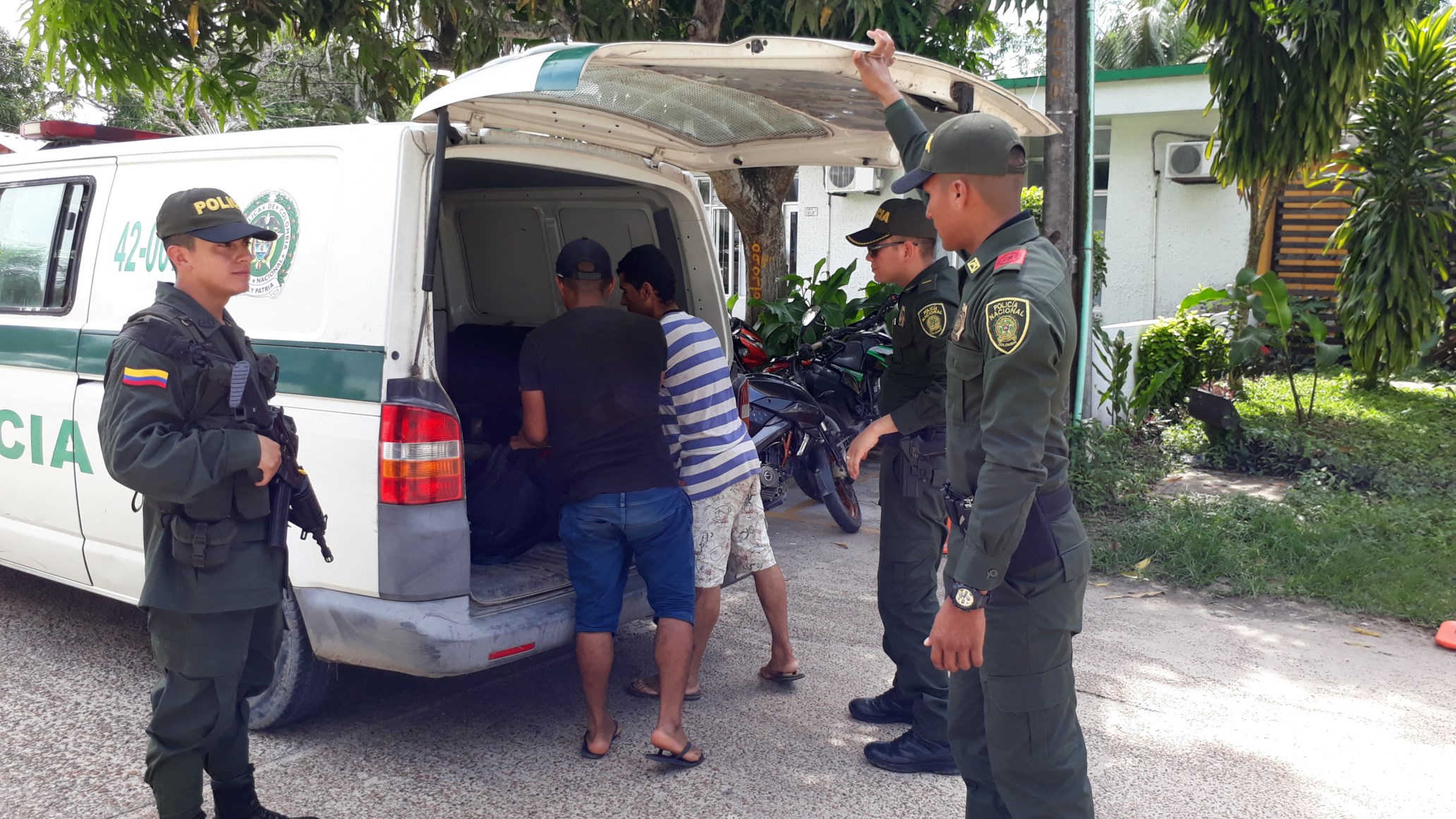 Capturados con dos kilos de marihuana en la Pedrera