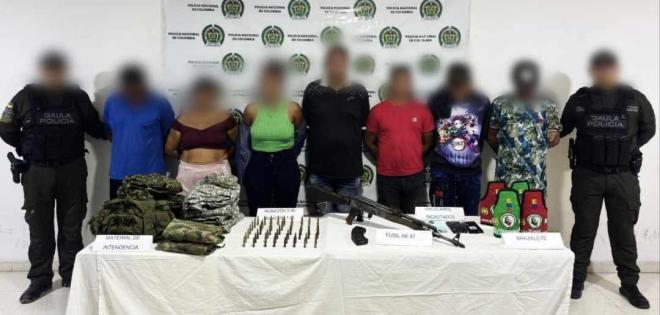 Capturados cinco presuntos integrantes del Clan del Golfo en operativo del Plan Cazador &ldquo;Cuarzo&rdquo; en Bol&iacute;var