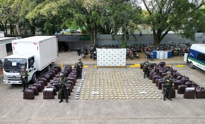 Incautadas dos toneladas de marihuana en la vía Panamericana, en el norte del Cauca
