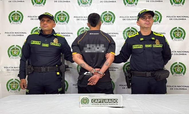 Capturado alias “Garrabit” por presunta participación en homicidio agravado en grado de tentativa en Manizales