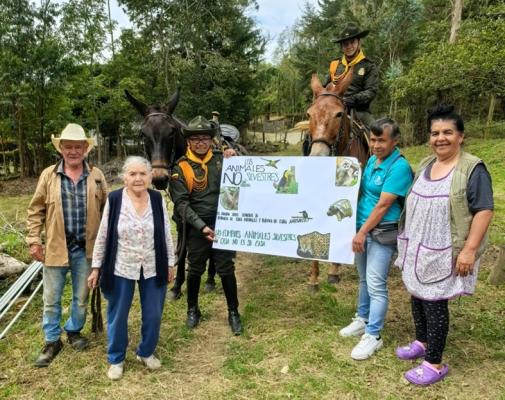 Campa&ntilde;a de sensibilizaci&oacute;n y educaci&oacute;n ciudadana contra el tr&aacute;fico de fauna silvestre en Guateque (Boyac&aacute;)