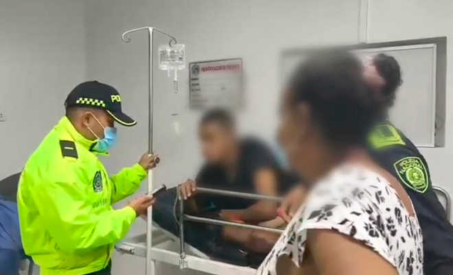 Alias "León" es notificado de la orden de captura por parte de la Policía Nacional.