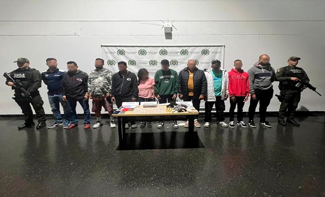 Capturadas 10 por el GAULA