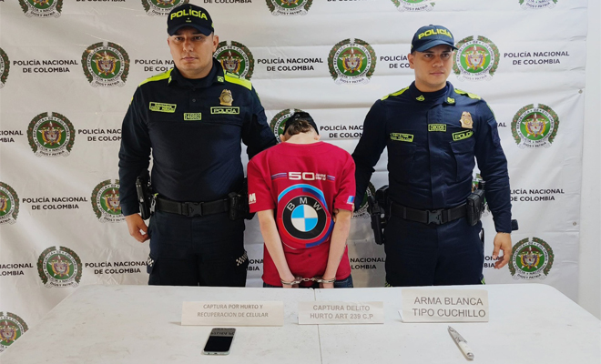 Policía Nacional capturó a alias “Duende” por hurto y recuperó motocicleta en Villavicencio