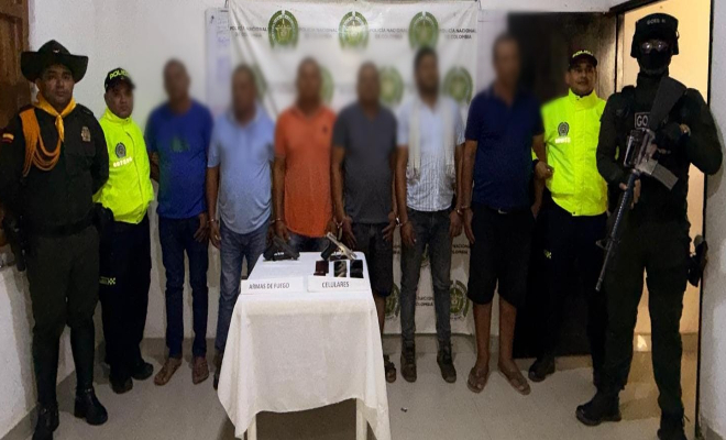 captura a seis personas por abigeato y receptación en el Magdalena