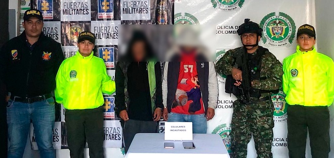 Capturados por el delito de hurto calificado y agravado