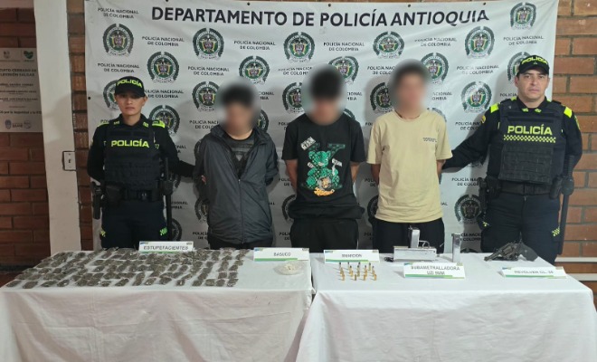 Polic&iacute;a y capturados  integrantes de estructura criminal