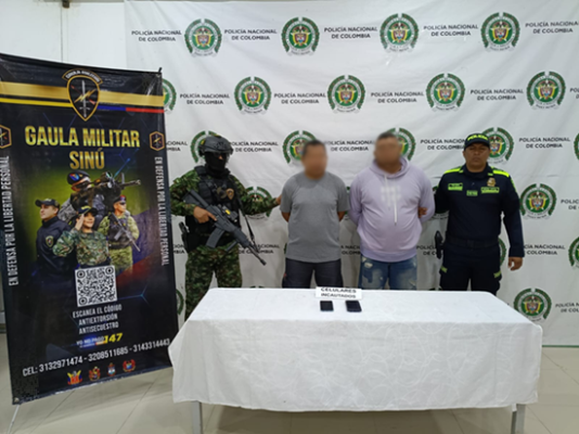 Capturados integrantes del Clan del Golfo en zona urbana y rural de Montería