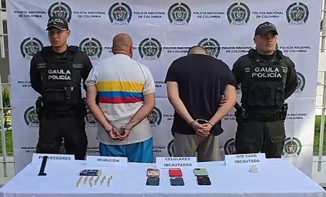 Capturados por extorsión