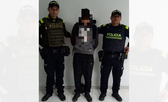 sujeto capturado en el sector del barrio Lorenzo