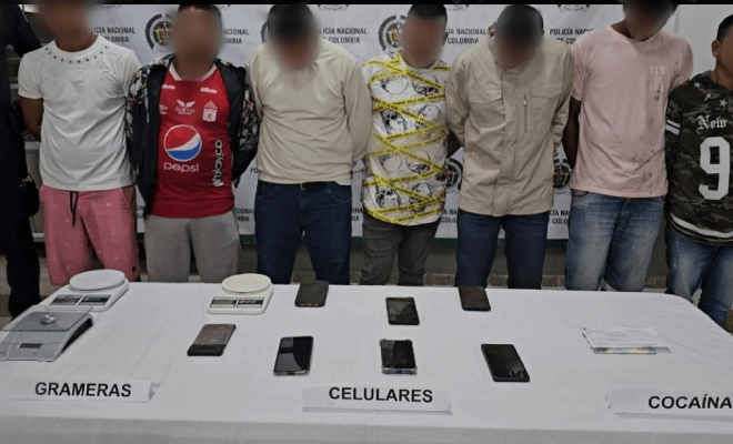 La operación permitió la captura de nueve personas y la incautación de droga, vehículos y elementos utilizados para el expendio de sustancias ilícitas en zona fronteriza.