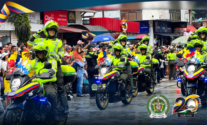 Desfile del 20 de julio en Villavicencio