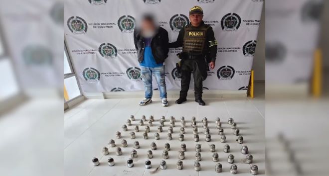 En bultos de papa estaban ocultos 70 frascos de ketamina