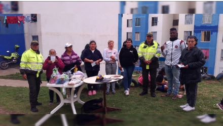 Policía de vecindario, realiza campaña de gestión comunitaria