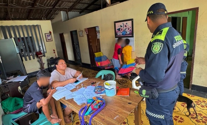 Una jornada cercana, directa y puerta a puerta llevó orientación y confianza a los hogares del barrio Las Palmas.