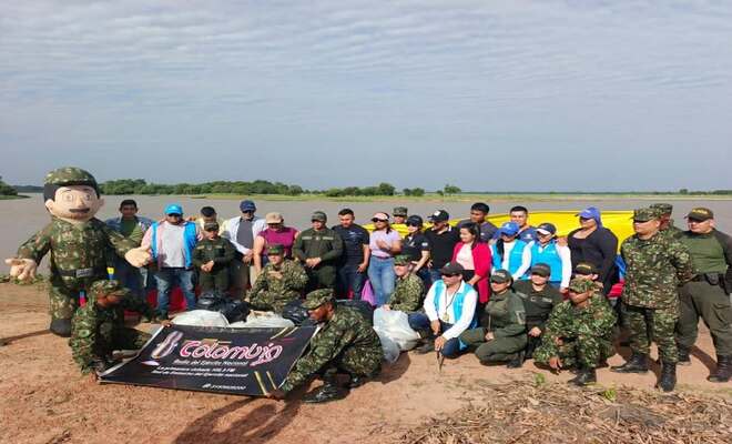 Soldados con entidades político-administrativas del municipio de La Primavera