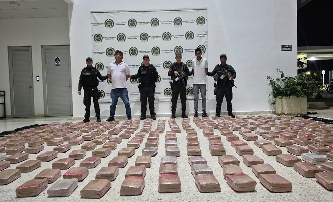 se incautan 298 kilos de marihuana 