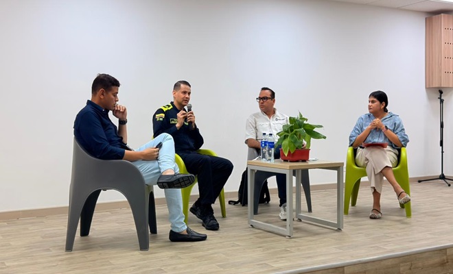 Comandante de Montería participó activamente en la conferencia “Seguridad Humana y Gobernanza Democrática”