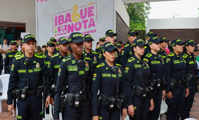 Presentación personal patrulleros nuevos