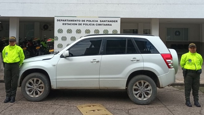 Vehículo hurtado recuperado