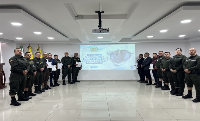 Actividad conmemorativa del Día Internacional de Sensibilización sobre el Peligro de las Minas Antipersonal