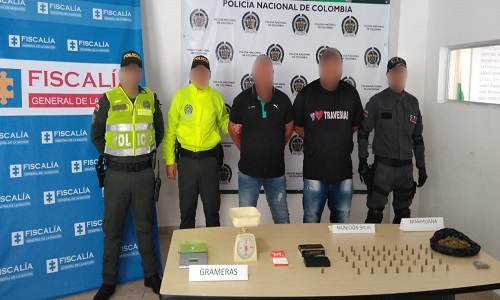 Dos allanamientos dejaron tres capturados por trafico de estupefacientes 