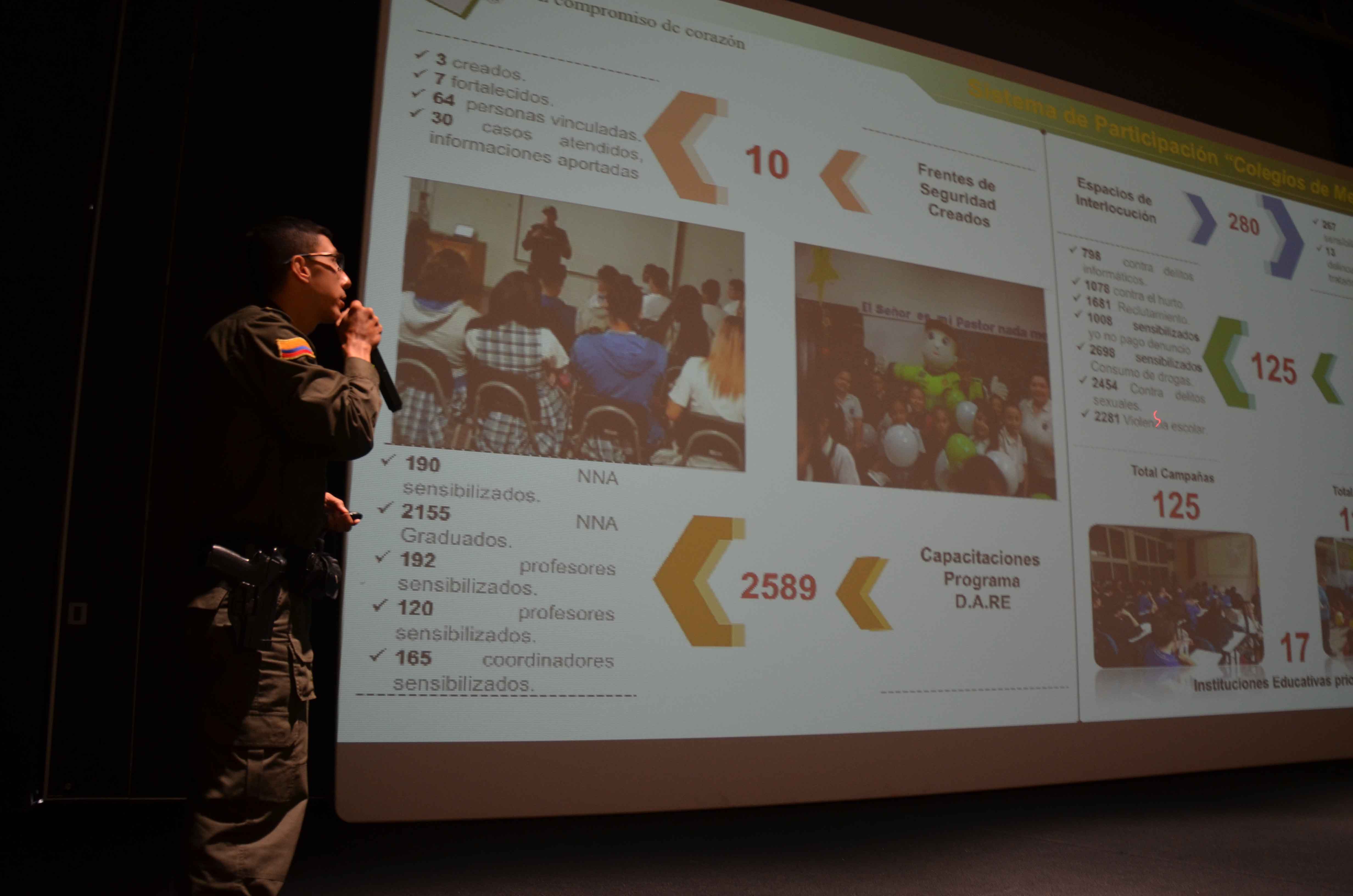 Policía entrega a la comunidad balance de programa de entornos escolares seguros