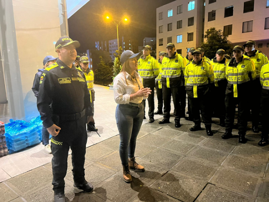 La Policía Nacional garantizó el normal desarrollo de la cabalgata