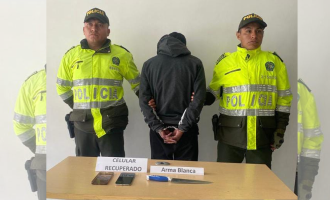 Capturado por hurto de un celular de alta gama