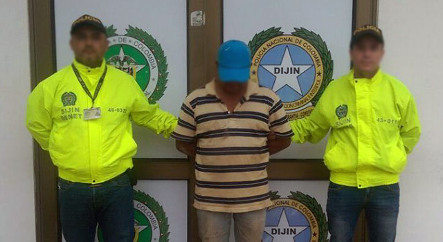 La Policía Nacional-captura presunto exintegrante-de las extintas-autodefensas unidas de Colombia