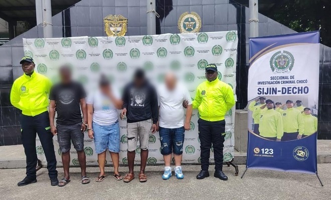 Golpe a estructura criminal vinculada al microtráfico en Quibdó deja seis capturados