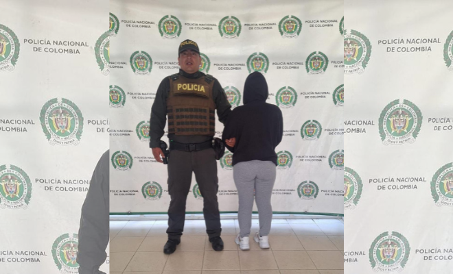 En el municipio de Nariño, una mujer fue capturada mediante una orden judicial