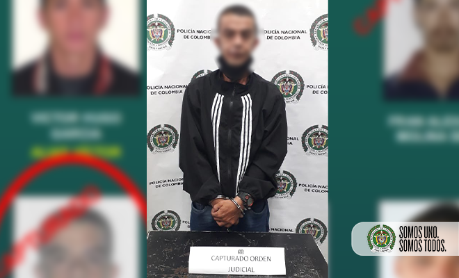 capturado del cartel de los más buscados