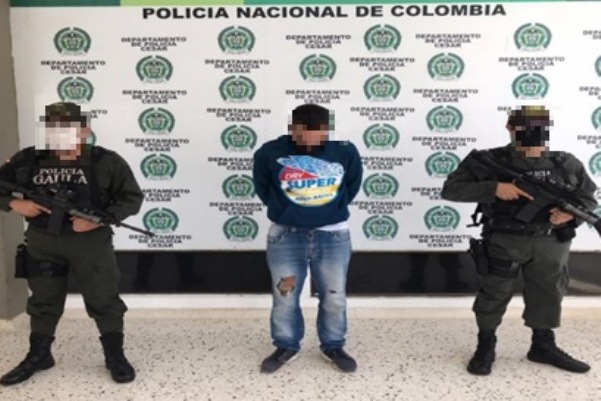 Capturados por extorsión  en el Cesar 