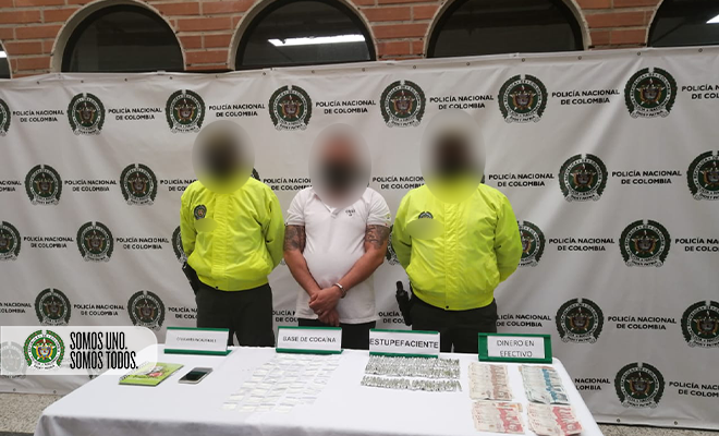 capturado por estupefaciente en envigado