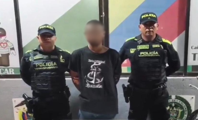 Dos policías, un capturado
