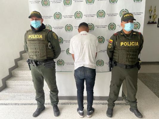 Capturamos un ciudadano extranjero por hurto en el sector de la florida en Villamaría