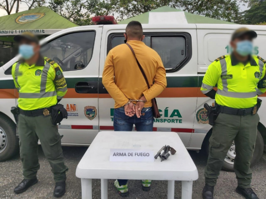 Capturamos a un sujeto por porte ilegal de armas de fuego