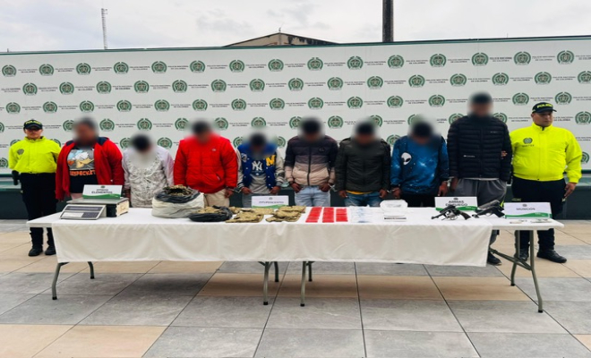 Una mujer y nueve hombres capturados que integraban a "Los Tibabuyes"