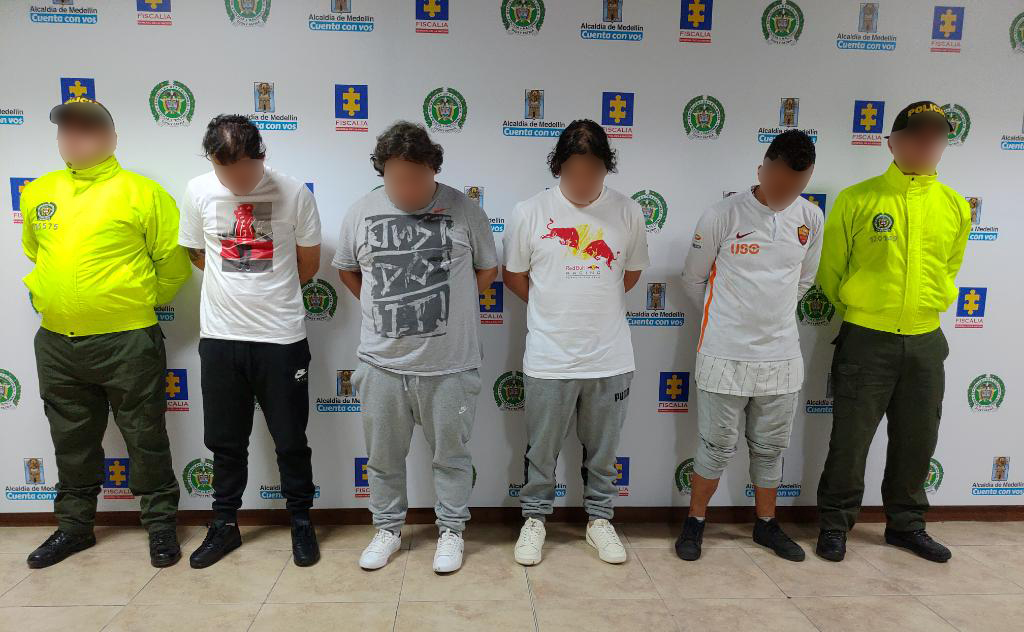 Cuatro capturados del grupo delincuencial picacho