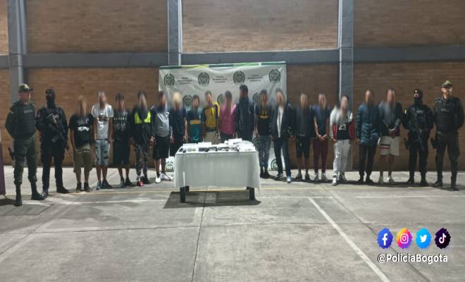 18 personas que estarían vinculadas a la estructura "Satanas II"